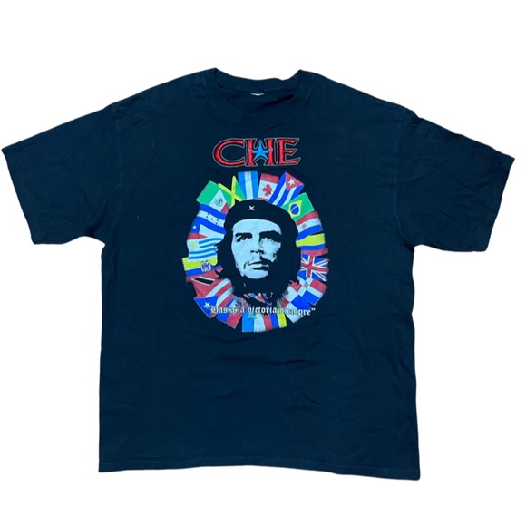 Embroidered Che Guevara Vintage Short Sleeve Tee - Picture 1 of 6